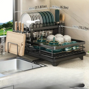 Escurridor 3 en 1 de Acero Inoxidable Multifuncional con Asas Plegables y Base Antideslizante +REGALO: Kit de Utensilios de Cocina