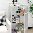 [Llevá 2 Pagá 1] Armario Organizador Articulado de 4 Niveles Hecho en Acero Inoxidable con Rueditas