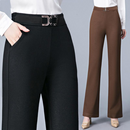 [Llevá 3 Pagá 2] Pantalón Social Femenino en Seda Hielo y Poliéster Diorah (Diseño Fino y Encantador)