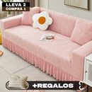 [Llevá 2 Pagá 1] Funda para Sofá Santino en Algodón y Poliéster (¡Diseño Majestuoso y Confortable!) +2 Almohadas de Regalo