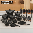 Conjunto de Ollas de Cerámica 19 Piezas Antiadherentes [ÚLTIMAS UNIDADES]